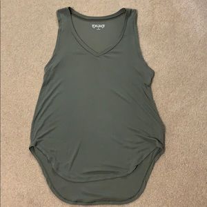 Green tank top